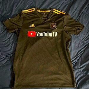 Adidas Men's Black Climalite Los Angles Football Club Jersey Size Med.